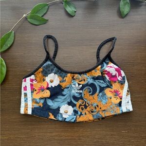 Adidas Originals Baroque Rococo Floral Sports Bra M